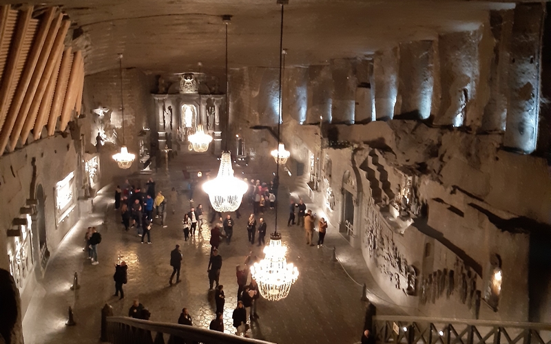 Puolan kiertomatkalla Samimatkat Itä-Suomesta-Wieliczka-suolakaivos-loistelias-Kingan-kappeli-valokuva-Mari-Suhonen