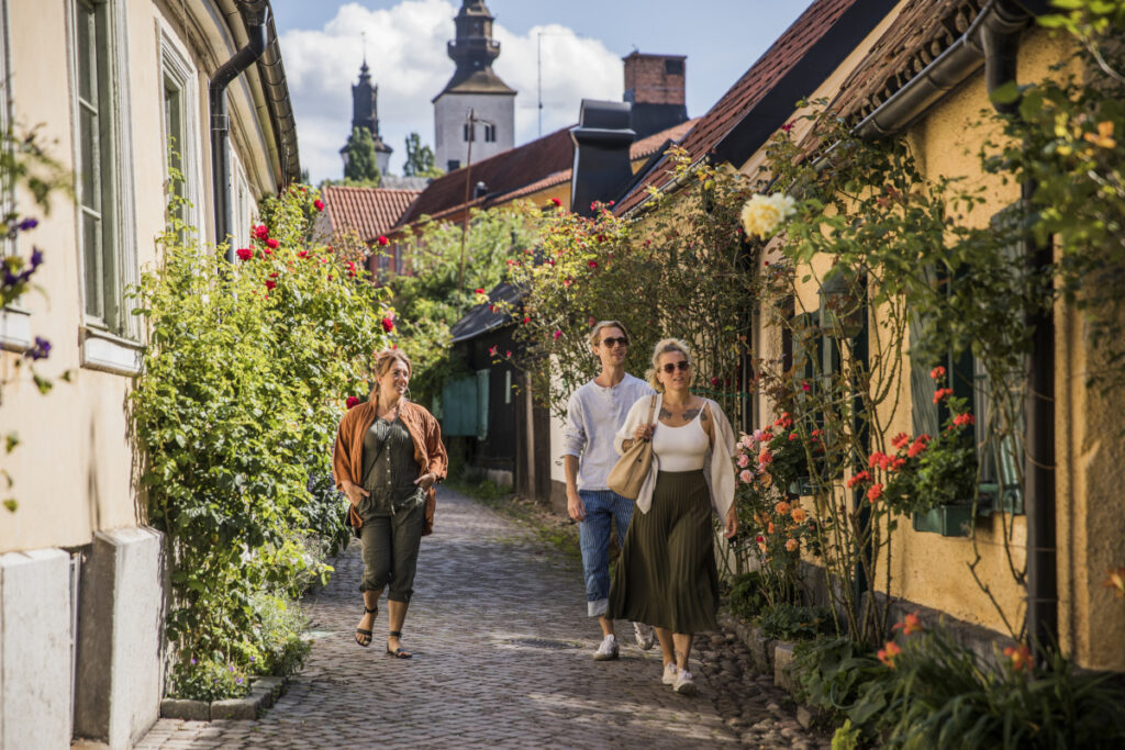 Samimatkat-valmismatkat: Visbyn matka, kuva: Tina Exelsson. Kävelyä Visbyssä