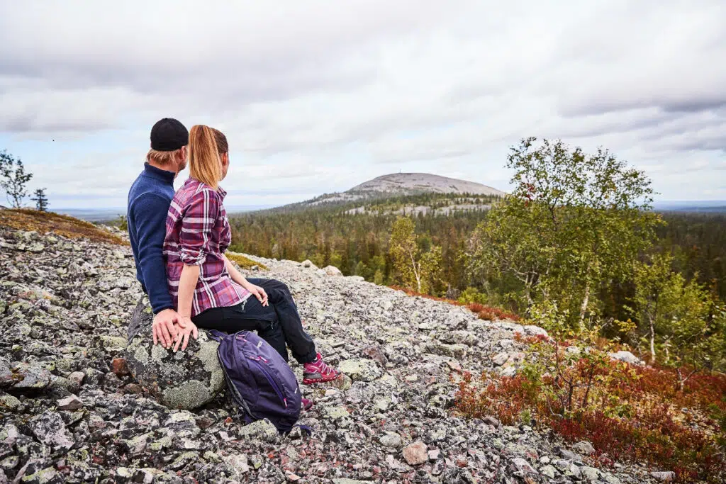 Samimatkat-ruskamatkat-Itä-Lappi-Pyhä-Luosto, nuoret tunturissa