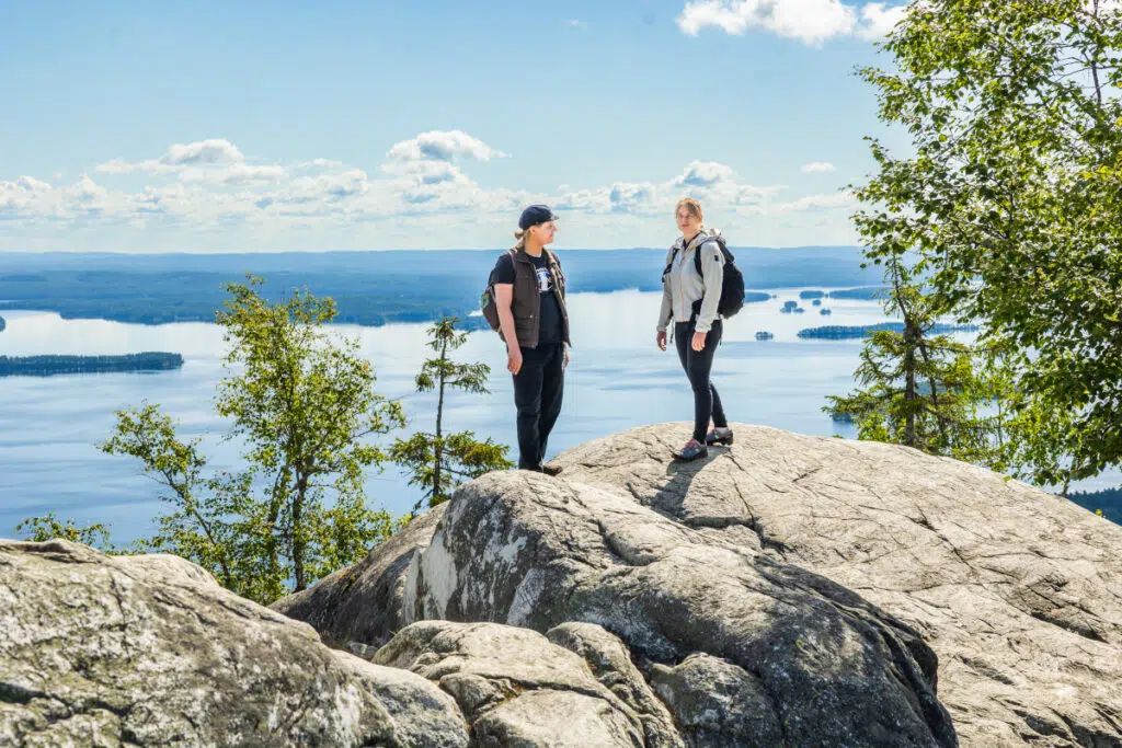 Summer in Eastern Finland. Tour operatour near Koli Samimatkat